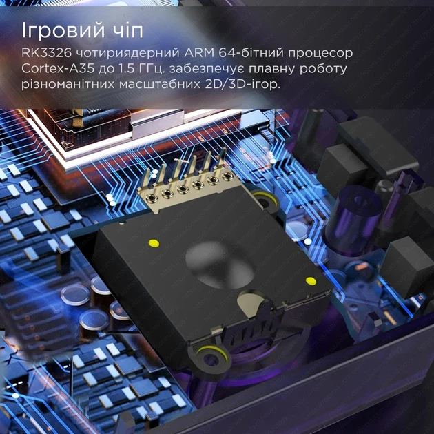 Портативная игровая консоль Intex Data Frog R36H Retro Handheld Game Console 64Gb, Purple - изображение 9