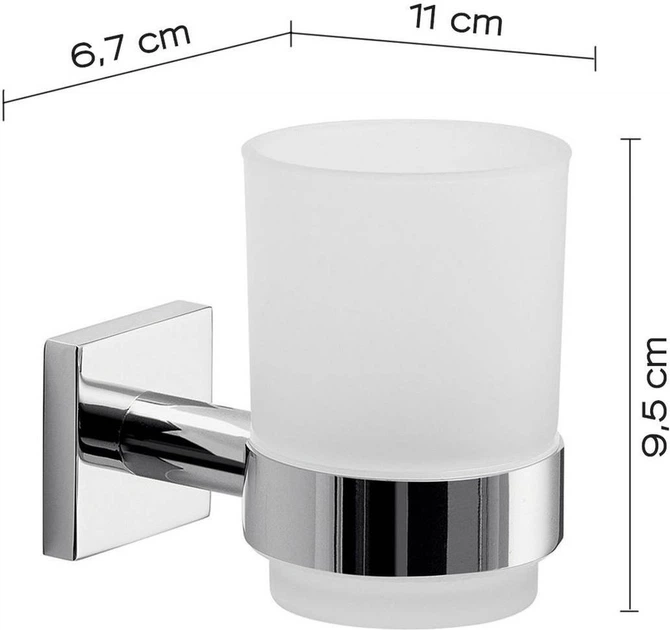 Стакан для ванної Domoletti Fuji FJ1013 (0000MC101300000) - зображення 2