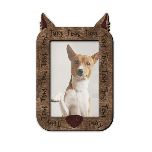 Фоторамка The Frame Depot с носом собаки на 1 фото Темно-коричневый (pet_4x6) - Фото 1 Фоторамка The Frame Depot с носом собаки на 1 фото Темно-коричневый (pet_4x6) - изображение 1