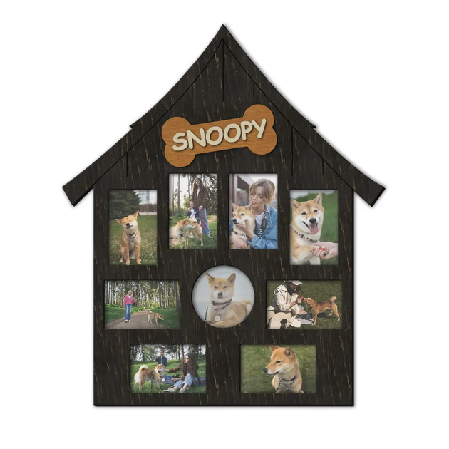 Фоторамка The Frame Depot Собачья будка на 9 фотографий Черный (doghouse) - Фото 1 Фоторамка The Frame Depot Собачья будка на 9 фотографий Черный (doghouse) - изображение 1