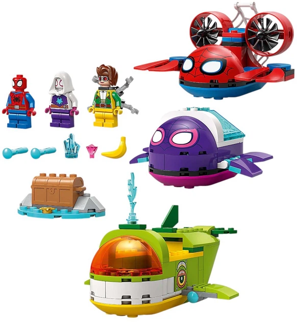 Конструктор LEGO Спайді: підводні транспортні засоби 154 елементи (11207) - зображення 3
