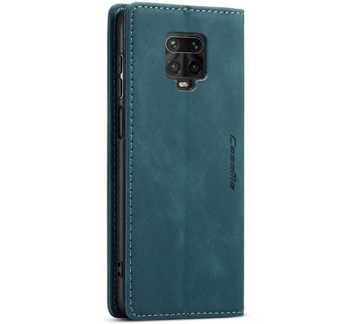 Чохол-книжка CaseMe із нубуку для Xiaomi Redmi Note 9s/Pro Бірюзовий - зображення 6