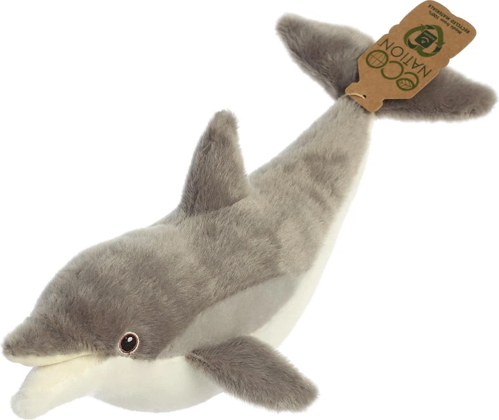 М'яка іграшка Aurora Eco Nation Дельфін 38 см 200207F (5034566350205) - зображення 3