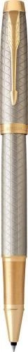 Pióro kulkowe Parker IM Premium Warm Grey GT obudowa Srebrno-złota Czarna (3501179316864) - obraz 2