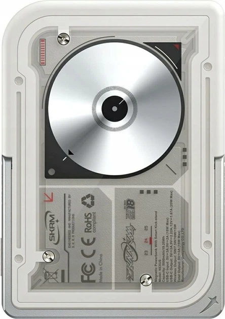 Powerbank SkinArma Nexus Nova Magnetic Kick-Stand MagSafe 5000 mAh 20W Gray (SK-PB5KNEXUS-NOVLGY) - obraz 1