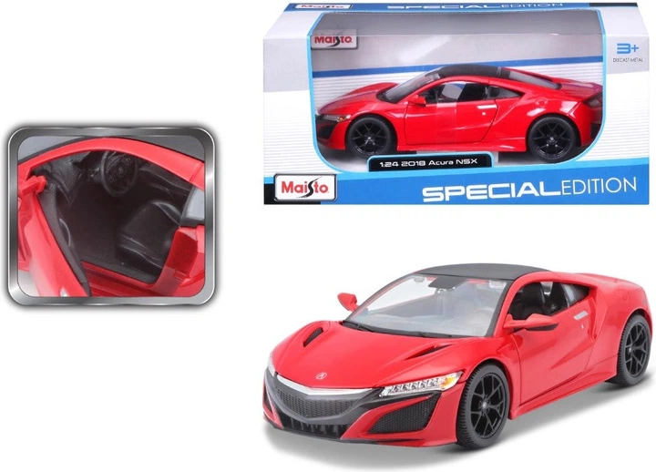 Металева модель автомобіля Maisto Acura NSX 2018 1:24 MST31234RD (90159001171) - зображення 2