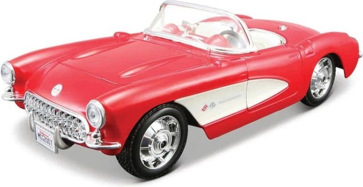 Metalowy model samochodu Maisto Assembly Line Chevrolet Corvette 1957 1:24 MST39275 (90159392750) - obraz 2