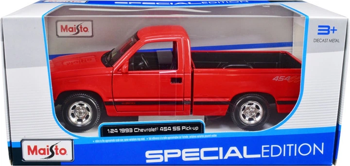 Metalowy model samochodu Maisto Special Edition Chevrolet 454SS Pick-up 1993 1:24 MST39239 (90159392392) - obraz 1