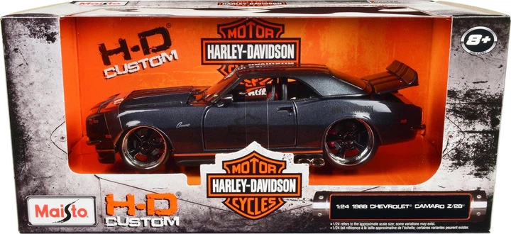 Metalowy model samochodu Maisto Harley-Davidson Chevrolet Camaro Z/28 1968 1:24 MST32273 (90159322733) - obraz 1