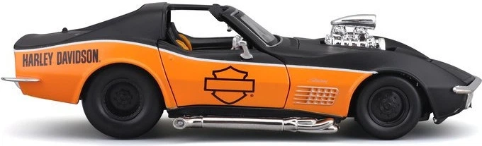 Metalowy model samochodu Maisto Harley-Davidson Corvette 1970 1:24 MST32193 (90159321934) - obraz 5