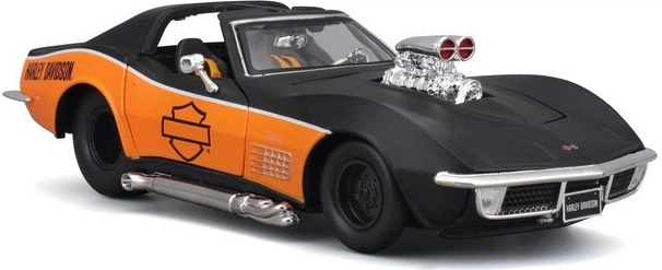 Metalowy model samochodu Maisto Harley-Davidson Corvette 1970 1:24 MST32193 (90159321934) - obraz 6