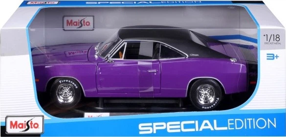 Metalowy model samochodu Maisto Special Edition Dodge Charger R/T 1969 1:18 MST31387PL (90159070382) - obraz 2