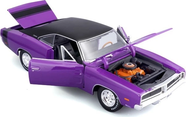 Metalowy model samochodu Maisto Special Edition Dodge Charger R/T 1969 1:18 MST31387PL (90159070382) - obraz 13