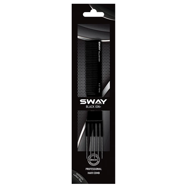Парикмахерская расческа-вилка Sway Black Ion+ 101 - изображение 5