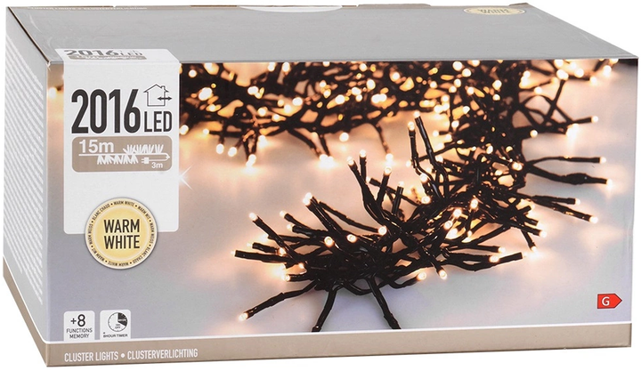 Girlanda Home Styling Collection 839544 lampki świąteczne 2016 LED Ciepły Biały (8720573813235) - obraz 1