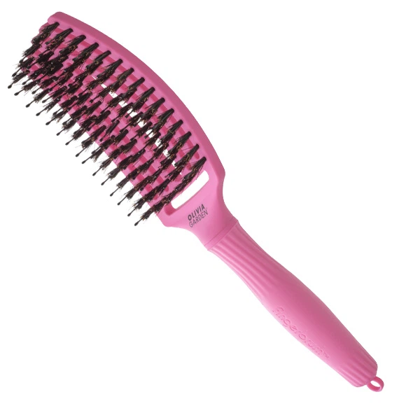 Щетка для волос Olivia Garden Finger Brush Combo ThinkPink Bubble Pink LE - изображение 2