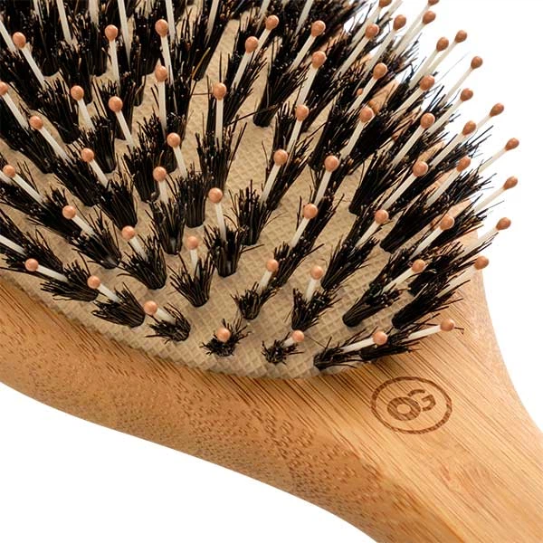 Щетка массажная бамбуковая Olivia Garden Bamboo Touch Detangle Combo M - изображение 4