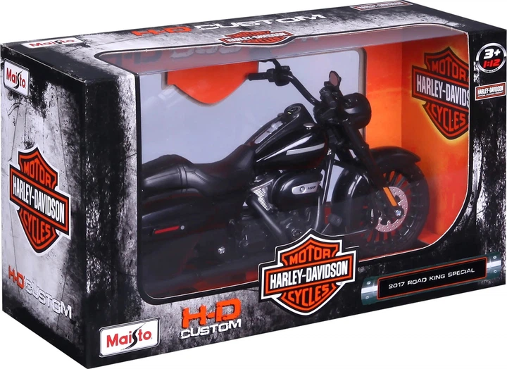 Металева модель мотоцикла Maisto Harley-Davidson Road King 2017 1:12 MST32336 (090159323365) - зображення 1
