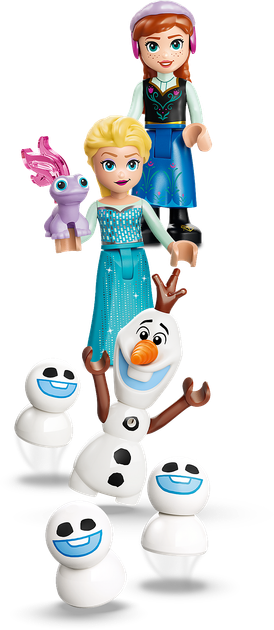 Zestaw klocków LEGO Disney Princess Lodowy zamek Elzy i śnieżna przejażdżka 216 elementów (43281) - obraz 5