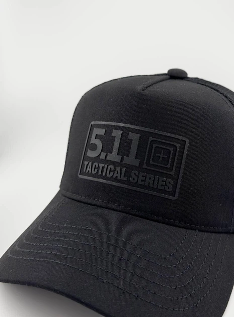Бейсболка Тракер 5.11 TACTICAL SERIES с Сеткой, Черная, Катон, Ручная Работа размер L/XL (59-60 см) - Фото 2 Бейсболка Тракер 5.11 TACTICAL SERIES с Сеткой, Черная, Катон, Ручная Работа размер L/XL (59-60 см) - изображение 2