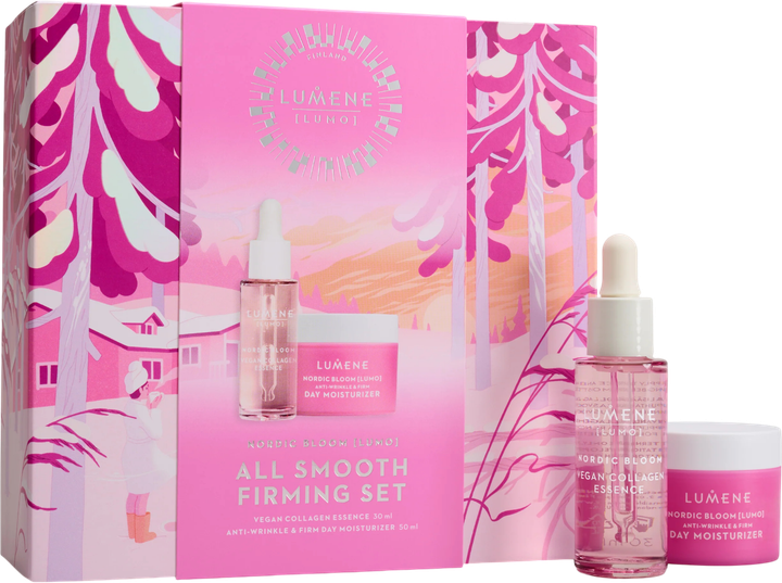 Набір для догляду за обличчям Lumene Nordic Bloom Крем для обличчя 50 мл + Есенція для обличчя 30 мл (6412600864373) - зображення 1