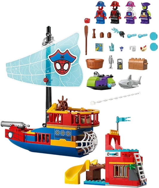 Конструктор LEGO Spidey Піратський корабель команди Spidey 201 елемент (11208) - зображення 3