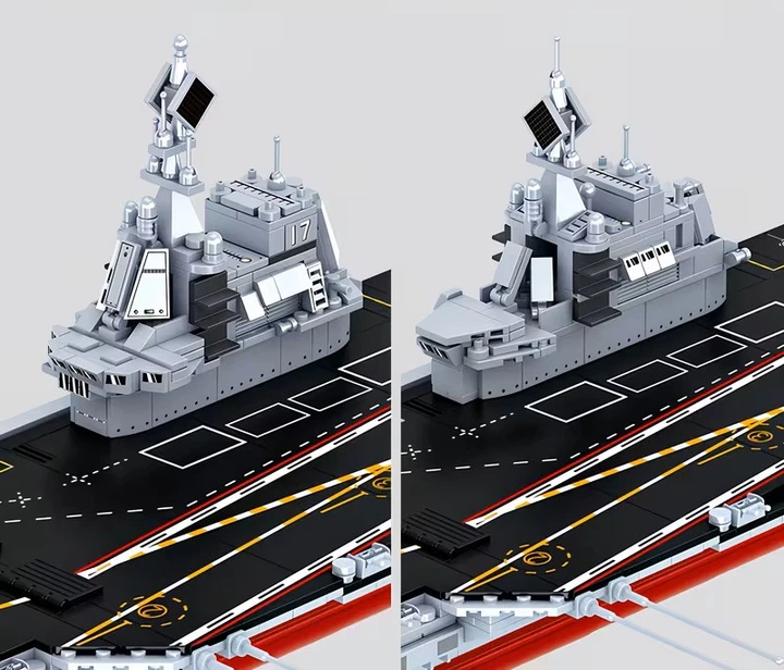 Конструктор авианосец SHANDONG 1514 деталей 720 мм (G482910) - Фото 5 Конструктор авианосец SHANDONG 1514 деталей 720 мм (G482910) - изображение 5
