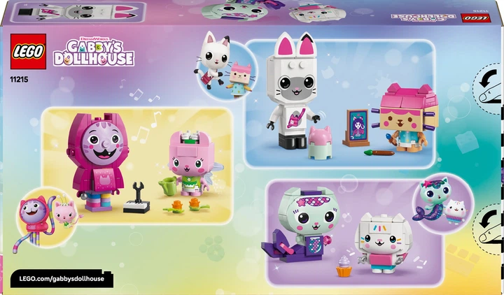 Конструктор LEGO Gabby's Dollhouse Котячі друзі Габі з кубиків 324 елементи (11215) - зображення 7