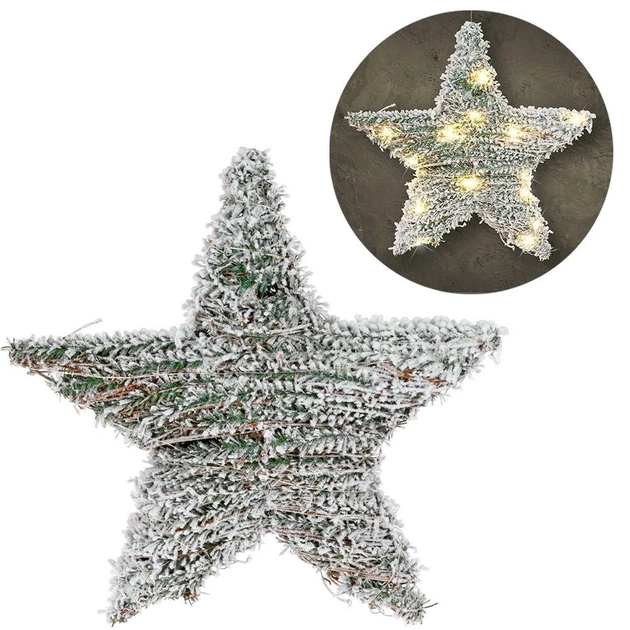 Різдвяна зірка Vilde 839057 Декор 30 LED 40 см (8719987926235) - зображення 3