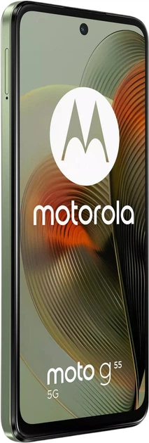 Мобільний телефон Motorola Moto G55 12/256GB Smoky Green (PB5U0034PL) - зображення 5