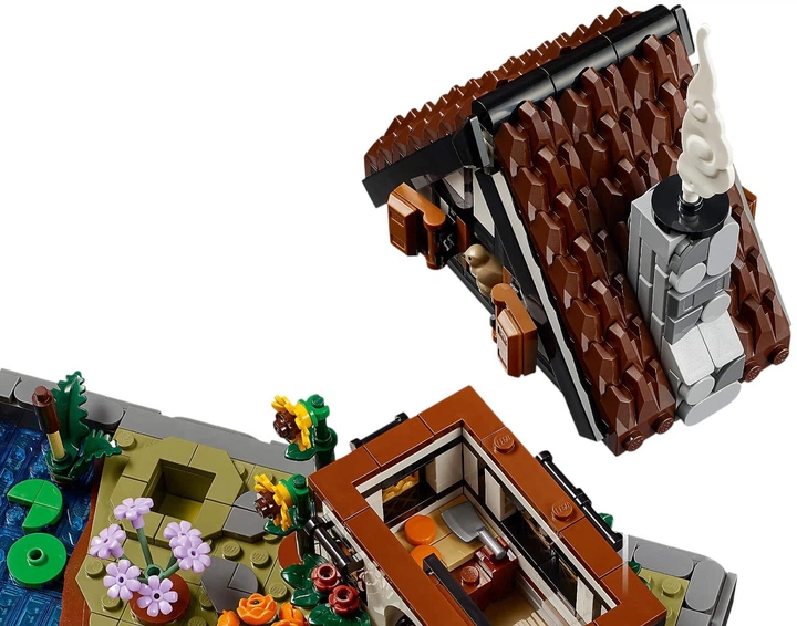 Zestaw klocków LEGO Icons Jesienny ogród z chatką 1102 elementy (11372) - obraz 5