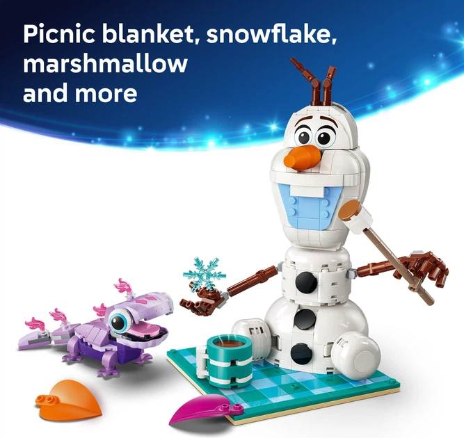 Zestaw klocków LEGO Disney Princess Piknik Olafa i Bruniego 478 elementów (43287) - obraz 4