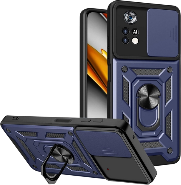 Чехол для смартфона BeCover Military для Poco M4 Pro 4G Blue (BC_714658) - Фото 1 Чехол для смартфона BeCover Military для Poco M4 Pro 4G Blue (BC_714658) - изображение 1