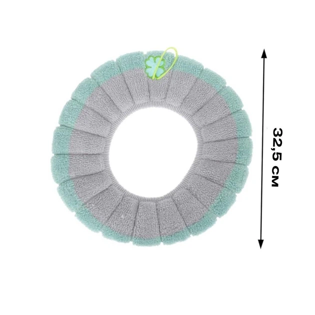 Мягкий универсальный, теплый чехол для унитаза Toilet seat cover - изображение 4