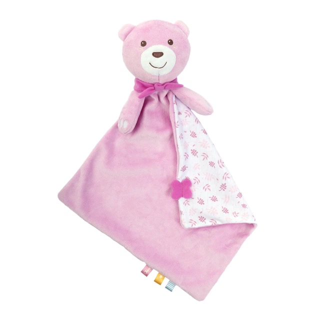 Мягкая игрушка-комфортер музыкальная Chicco Maxi Doudou Розовая (12159.10) - изображение 2