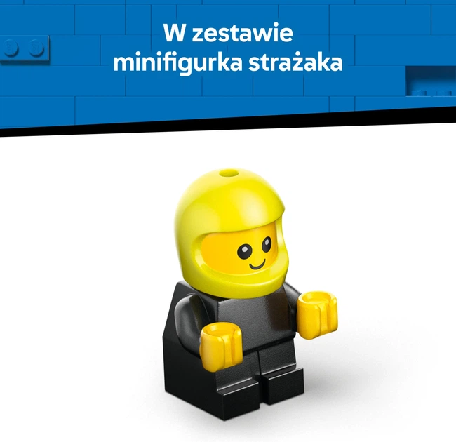 Zestaw klocków LEGO CITY Pojazdy — Wóz strażacki 67 elementów (60482) - obraz 6