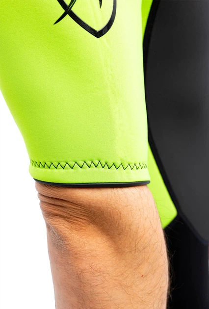 Гидрокостюм для серфинга Marlin TROPIC SHORTY MAN 3 мм lime/black XXL - изображение 15