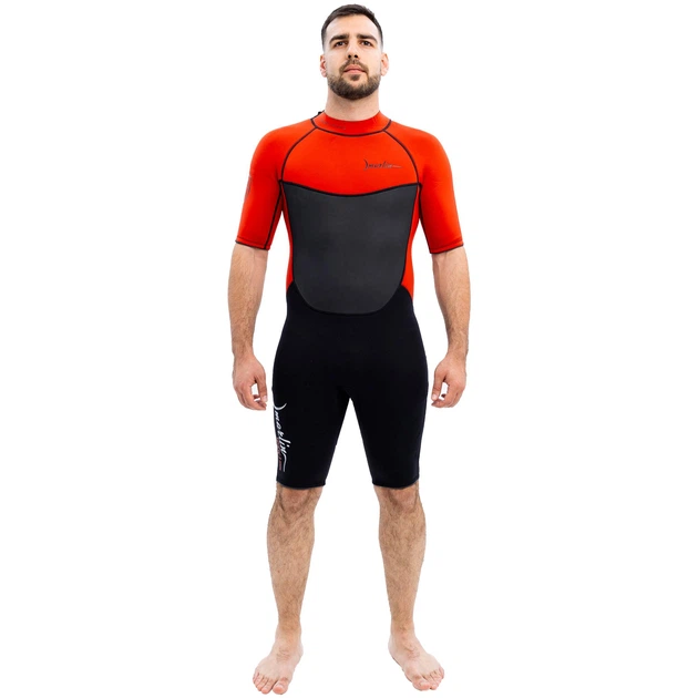 Гидрокостюм для вейкбординга Marlin TROPIC SHORTY MAN 3 мм red/black XXL - изображение 2