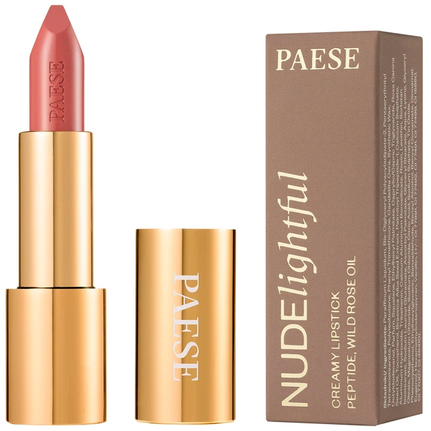 Помада для губ Paese NUDElightful 406 Rose Nougat 4.5 г (5902627628245) - изображение 3