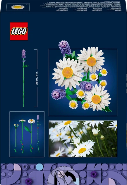 Zestaw klocków LEGO Botanicals Stokrotki 133 elementy (11508) - obraz 6