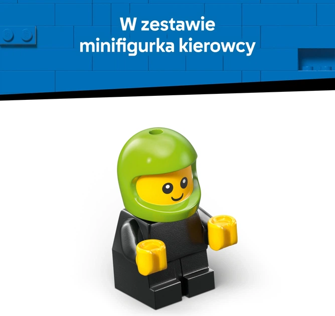 Zestaw klocków LEGO CITY Pojazdy — Gamingowa wyścigówka 64 elementów (60484) - obraz 6