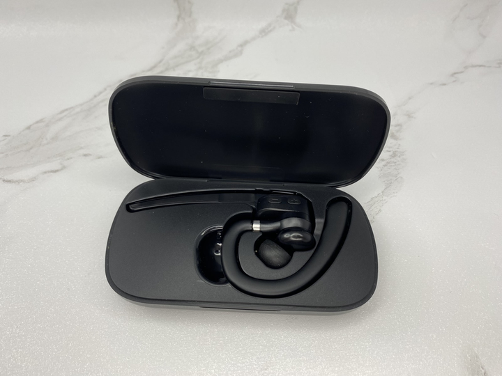 Беспроводная Bluetooth гарнитура HSP-B6 PRO с кнопками управления и микрофоном шумоподавления Бизнес гарнитура - изображение 7