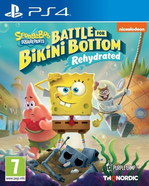 Игра SpongeBob SquarePants: Battle for Bikini Bottom - Rehydrated PS4 (русские субтитры) - Фото 1 Игра SpongeBob SquarePants: Battle for Bikini Bottom - Rehydrated PS4 (русские субтитры) - изображение 1