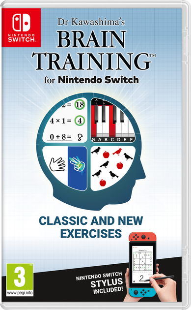 Игра Dr Kawashima's Brain Training Nintendo Switch (английская версия) - Фото 1 Игра Dr Kawashima's Brain Training Nintendo Switch (английская версия) - изображение 1
