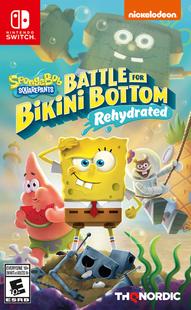Гра SpongeBob SquarePants: Battle for Bikini Bottom - Rehydrated Nintendo Switch (російські субтитри) - зображення 2