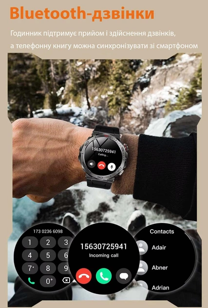 Смарт годинник VALDUS VD39 PRO, зелений - изображение 5