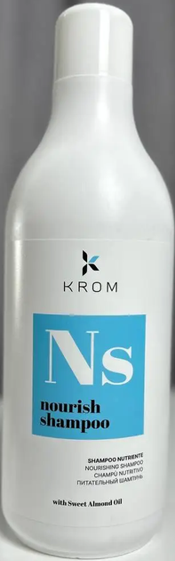 Шампунь KROM Nourish питательный с экстрактом сладкого миндаля 1000 мл - изображение 2