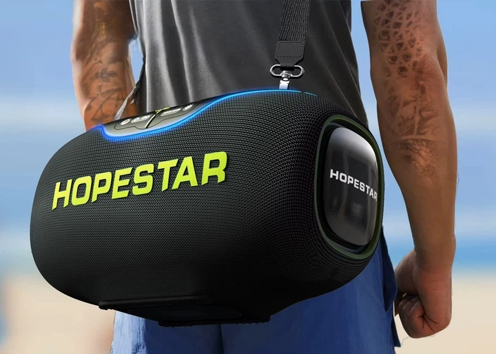 Беспроводная Bluetooth колонка Hopestar A80 350W с микрофоном