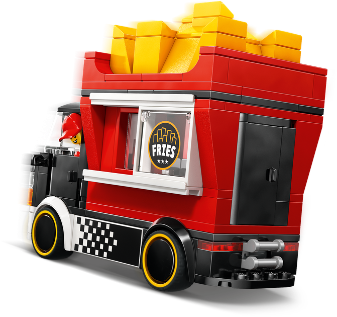 Zestaw klocków LEGO CITY Food truck z frytkami 216 elementów (60488) - obraz 4