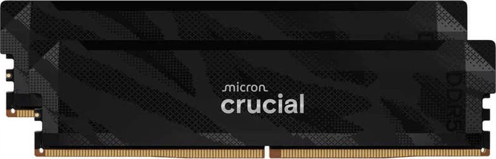 Pamięć RAM Crucial DDR5-6400 32768MB PC5-51200 (Kit of 2x16384) Pro Overclocking Black (649528947604) - obraz 1